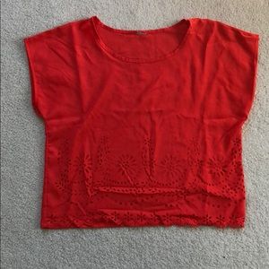 Bright lacy shirt